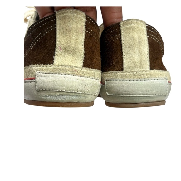 Dries Van Noten Brown and Cream Suede Retro Inspired Sneakers Women’s size 9.5. - Picture 11 of 12